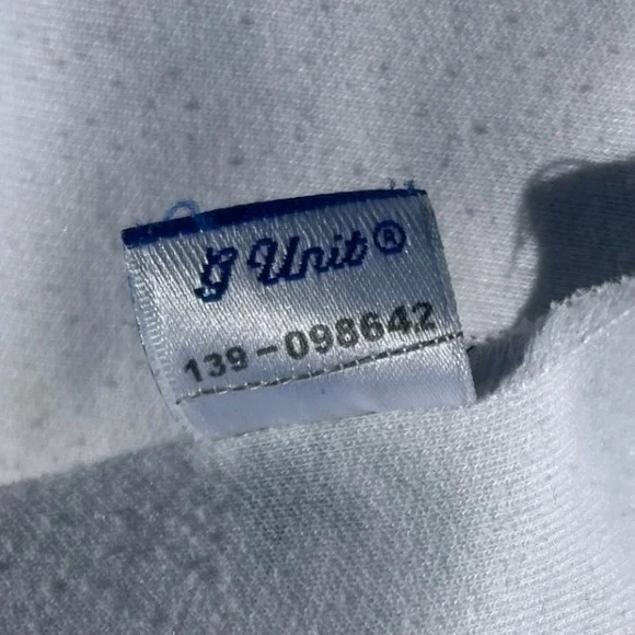 Vintage G-Unit Full Zip Track Jacket White All Over Print Logo Mens L 50 Cent - Picture 6 of 9